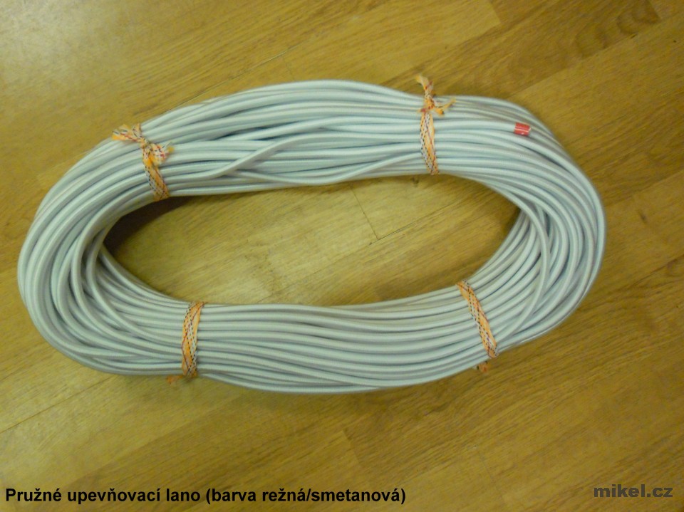 Pružné gumové lano