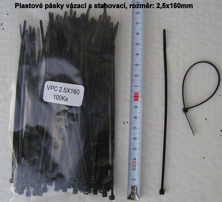 Stahovací pásky plastové 